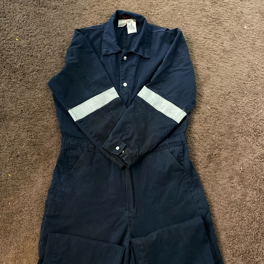 Flame resistant coveralls